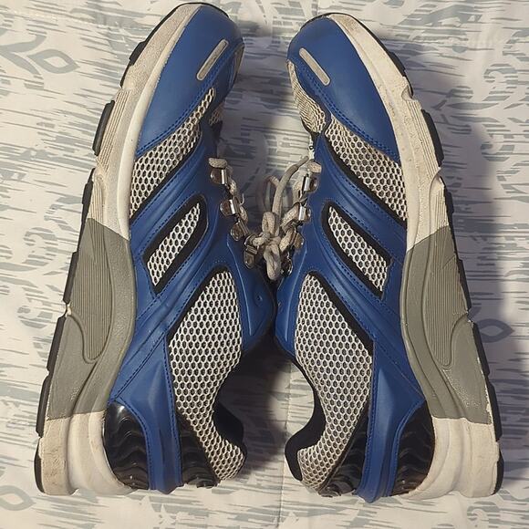 Apex Men's Stealth Runner Active Athletic Running Shoe V Last White/Blue Size 11 - Picture 6 of 9